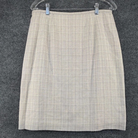 Norton McNaughton Womens Silk Linen Pencil Skirt Multi Size 12 - Picture 2 of 11